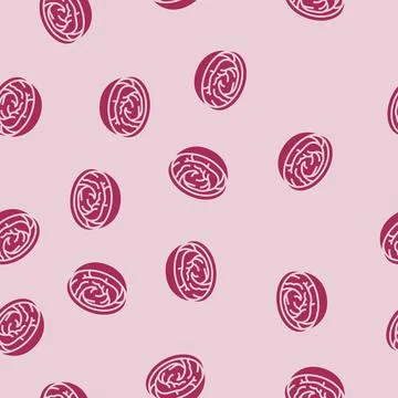 Hummus condiment glyph seamless pattern Stock Illustration