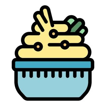 Hummus day icon vector flat Stock Illustration