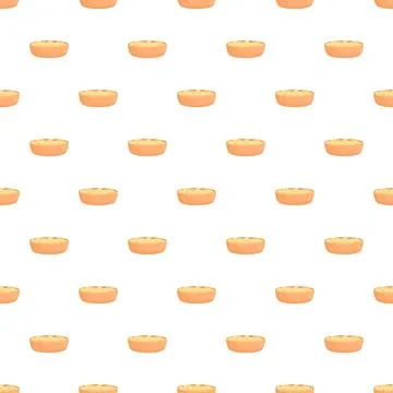 Hummus dip bowls creating a seamless pattern Illustrazione stock