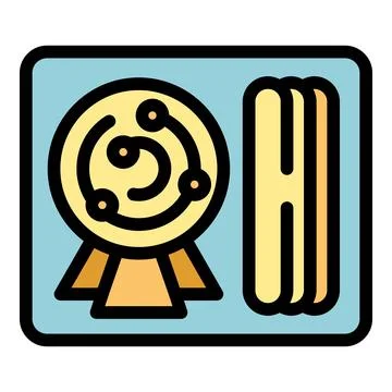 Hummus menu icon vector flat Stock Illustration