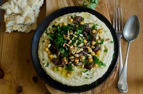 Hummus Stock-Fotos