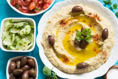Hummus Stock Photos