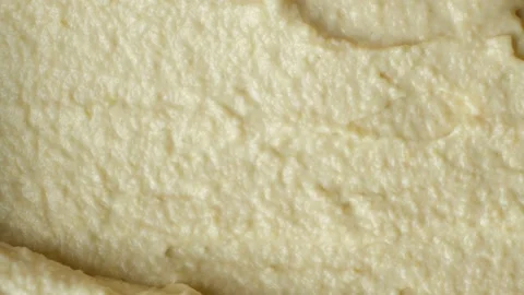 Hummus texture background for food menu with copy space. Stock Footage 330328576