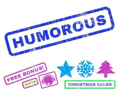 Humorous Rubber Stamp Illustrazione stock