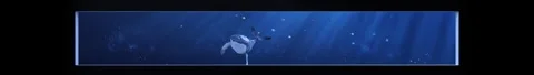 Humpback Whale Breaking Through Screen 3D Naked-Eye Deep Sea Background 動画素材 331899582