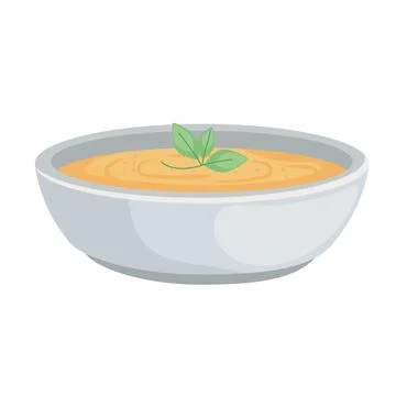 Humus in dish Stock Illustration