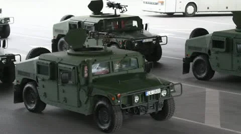 Humvee Stock Footage 12590283