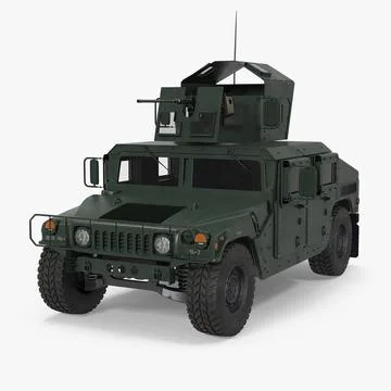 Humvee M1151 Enhanced Armament Carrier 3D Model 3D Model