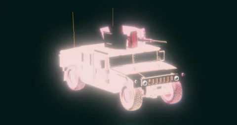 Humvee seamless VJ loop 스톡 동영상 252638287