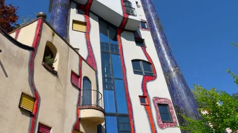 Hundertwasser Building Stock Footage 219947760