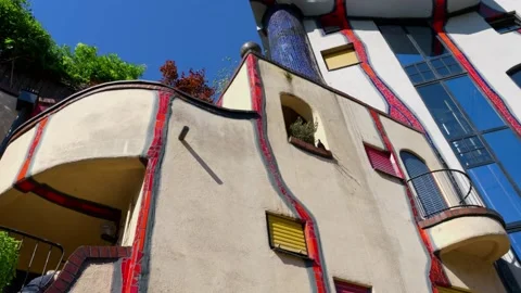 Hundertwasser Building Stock Footage 219947773