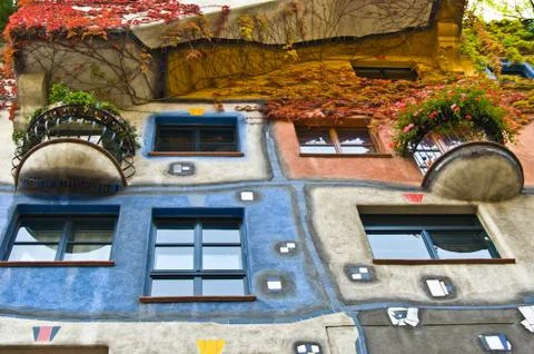 Hundertwasserhaus Stock Photos