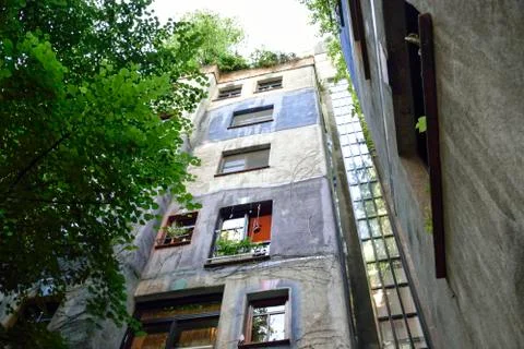 Hundertwasserhaus Stock Photos