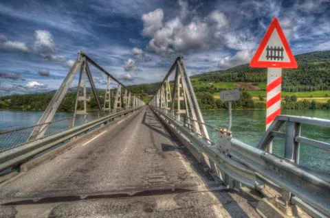 Hundorp bridge Stock Photos