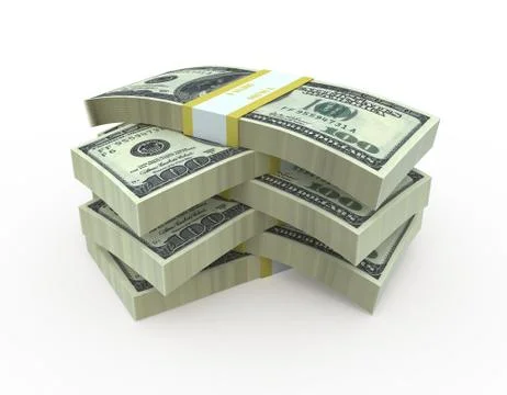 Hundred Dollar Banknote Stock Illustration