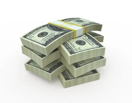 Hundred Dollar Banknote Stock Illustration