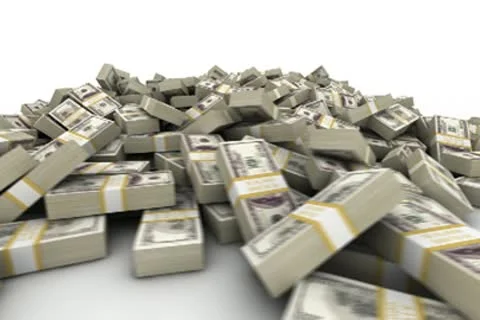 Hundred Dollar Bill Pile 動画素材 8990639