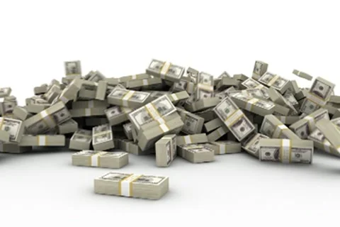 Hundred Dollar Bill Stacks Stock Footage 8982971