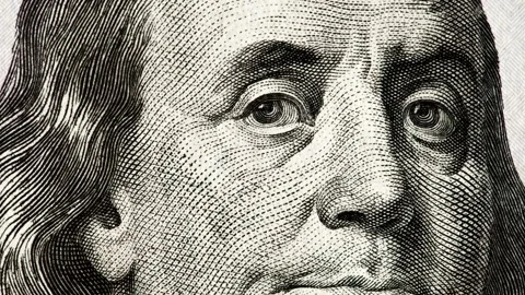Hundred USD cash 動画素材 166697089