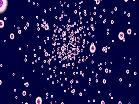 Hundreds of eyes emanating outwards. Stock Footage 71134901