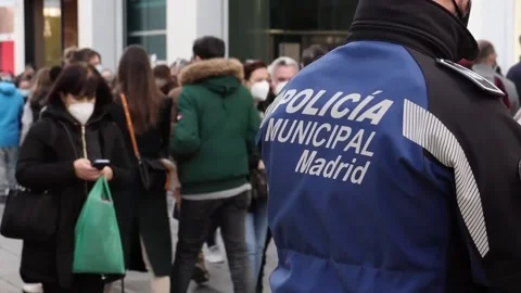 Hundreds queue for hours to buy Spain's Christmas lottery at 'luckiest' ticket s Stock Footage 204088473