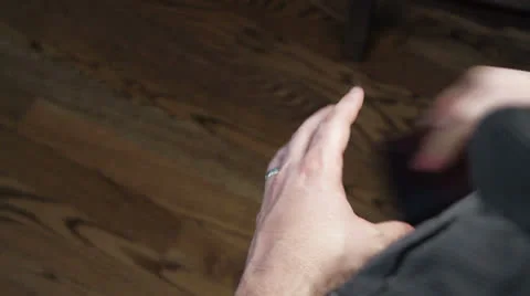 Hundreds in Wallet 2 Stock Footage 22759869