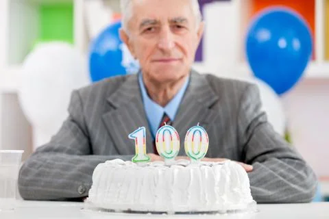 Hundredth birthday Stock Photos