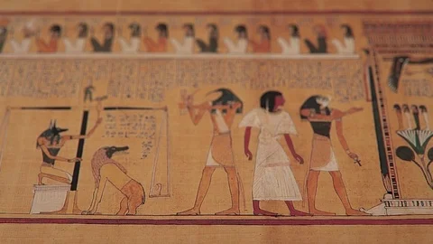 Hunefer's Book Of The Dead Stock Footage 111062501