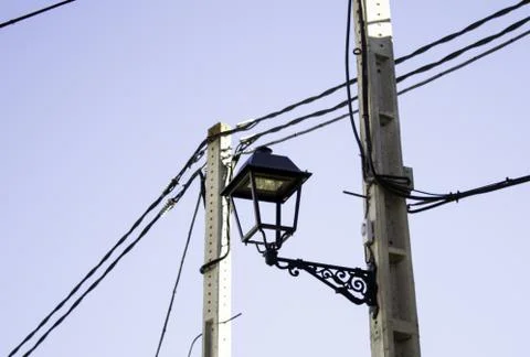 Hung ceiling light bulbs, lighting and decoration system Stock Photos