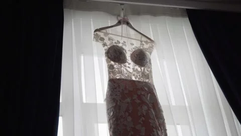 Hung up dress Stock Footage 156834415