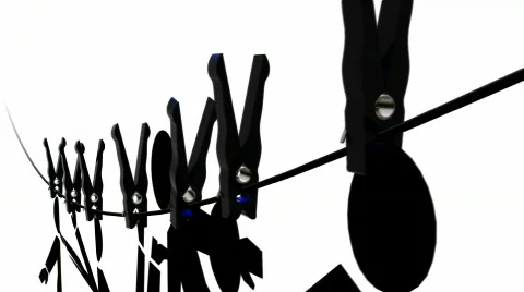 Hung out to dry Stock Footage 736947