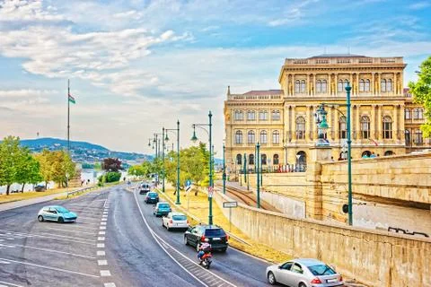 Hungarian Academy of Sciences in Budapest Stock Photos