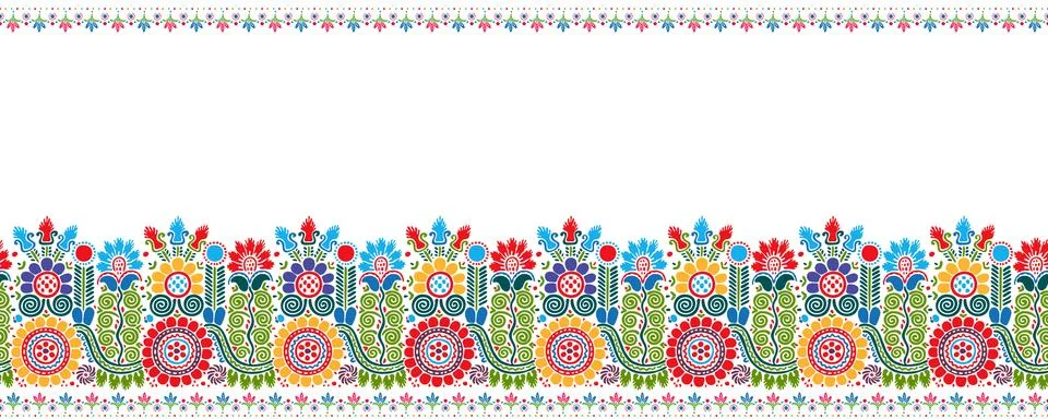 Hungarian border pattern 2 Stock Illustration