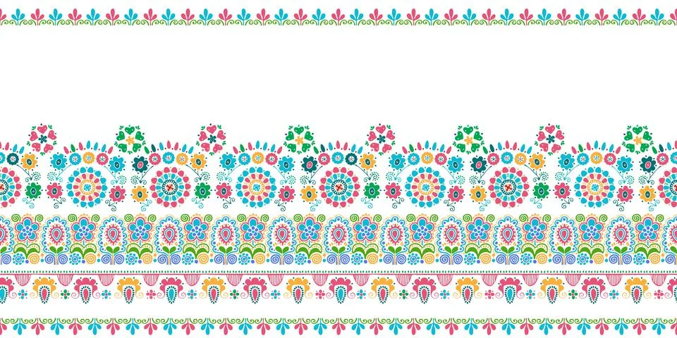 Hungarian border pattern  Stock Illustration