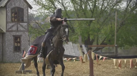 Hungarian cavalry knigths Stock Footage 54239691