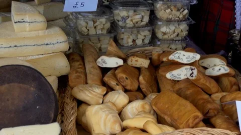 Hungarian cheeses 스톡 동영상 76943800