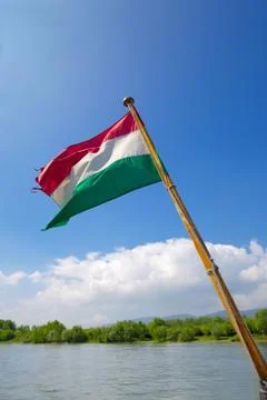 Hungarian flag Stock Photos