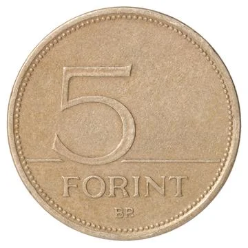 Hungarian Forint five Stock Photos