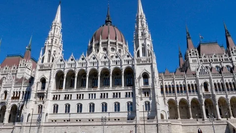 Hungarian Parlament in Budapest Stock-Footage 103580532