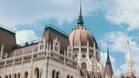 Hungarian Parliament Stock Footage 79338402