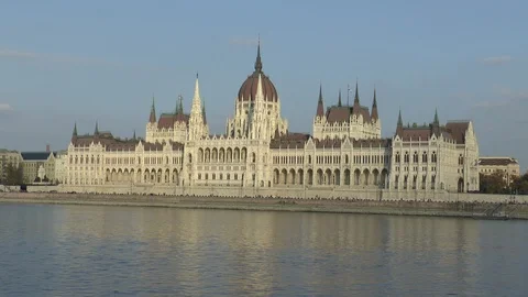 Hungarian Parliament Stock Footage 99254103