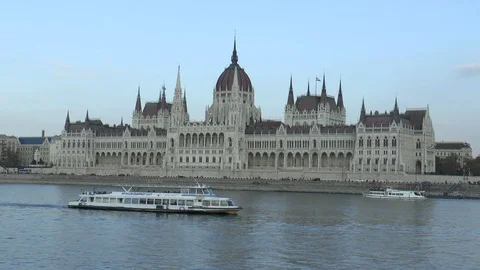 Hungarian Parliament Stock Footage 99255709