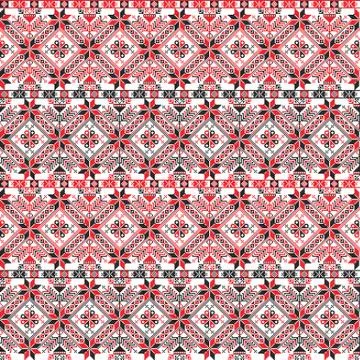 Hungarian pattern 2 Stock Illustration