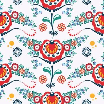 Hungarian pattern Illustrazione stock