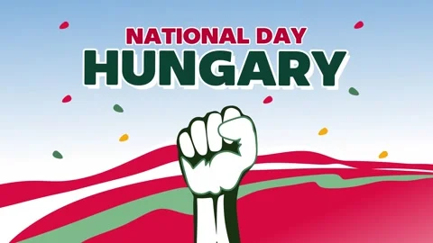 Hungarian Republic Day 스톡 동영상 306993783