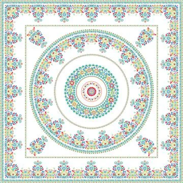Hungarian tile vector Illustrazione stock