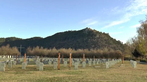 Hungarian War Graves Time Lapse Stock Footage 102511446