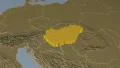 Hungary extruded. Bumps. 4k or 4k+ Resolution