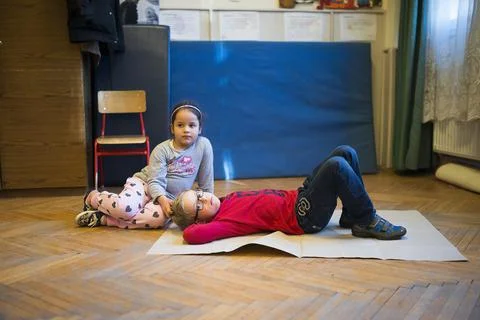 Hungary Feature Package Down Syndrome - Jan 2016 Foto stock