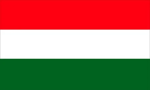 Hungary Flag Design Stock Illustration